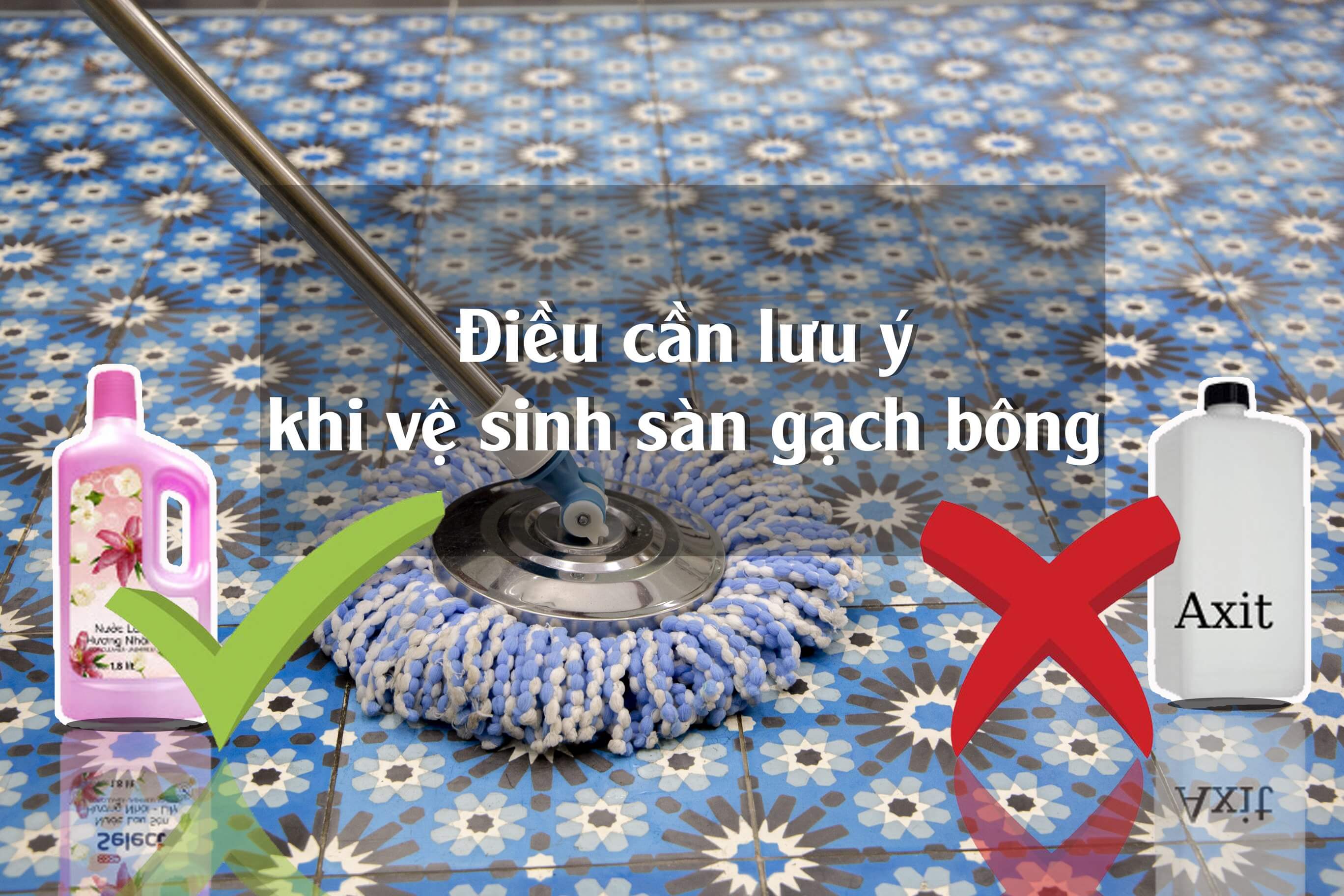 Extremely important notes you need to know to not damage your home's cement tile floor