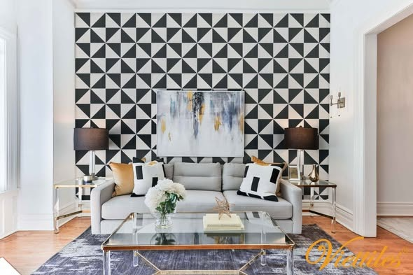 Gạch bông trang trí phòng khách – Xu hướng thiết kế được yêu thích hiện nay