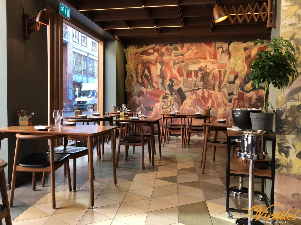 Beautiful Cement Floor Tile Models for Restaurants with a Nostalgic Style