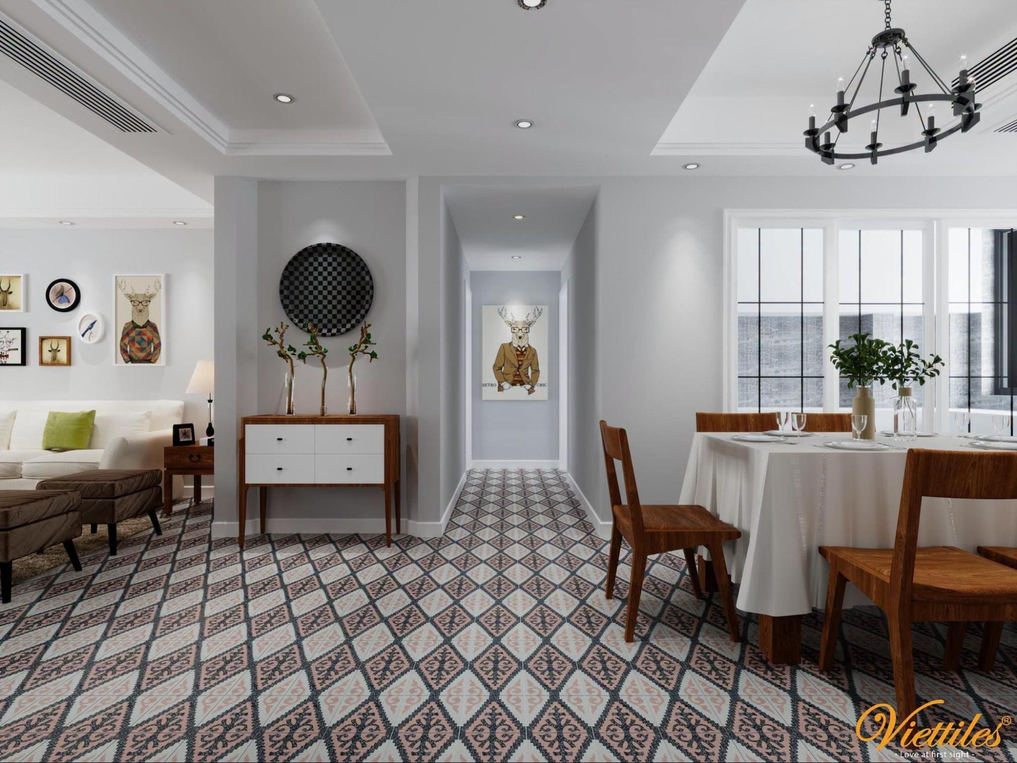 How to Combine Artistic Cement Tiles to Create Captivating Visual Accents for Your Home