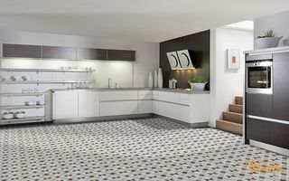 Color Cement Tiles To Make The Kitchen, How To Choose Tile Color For Kitchen