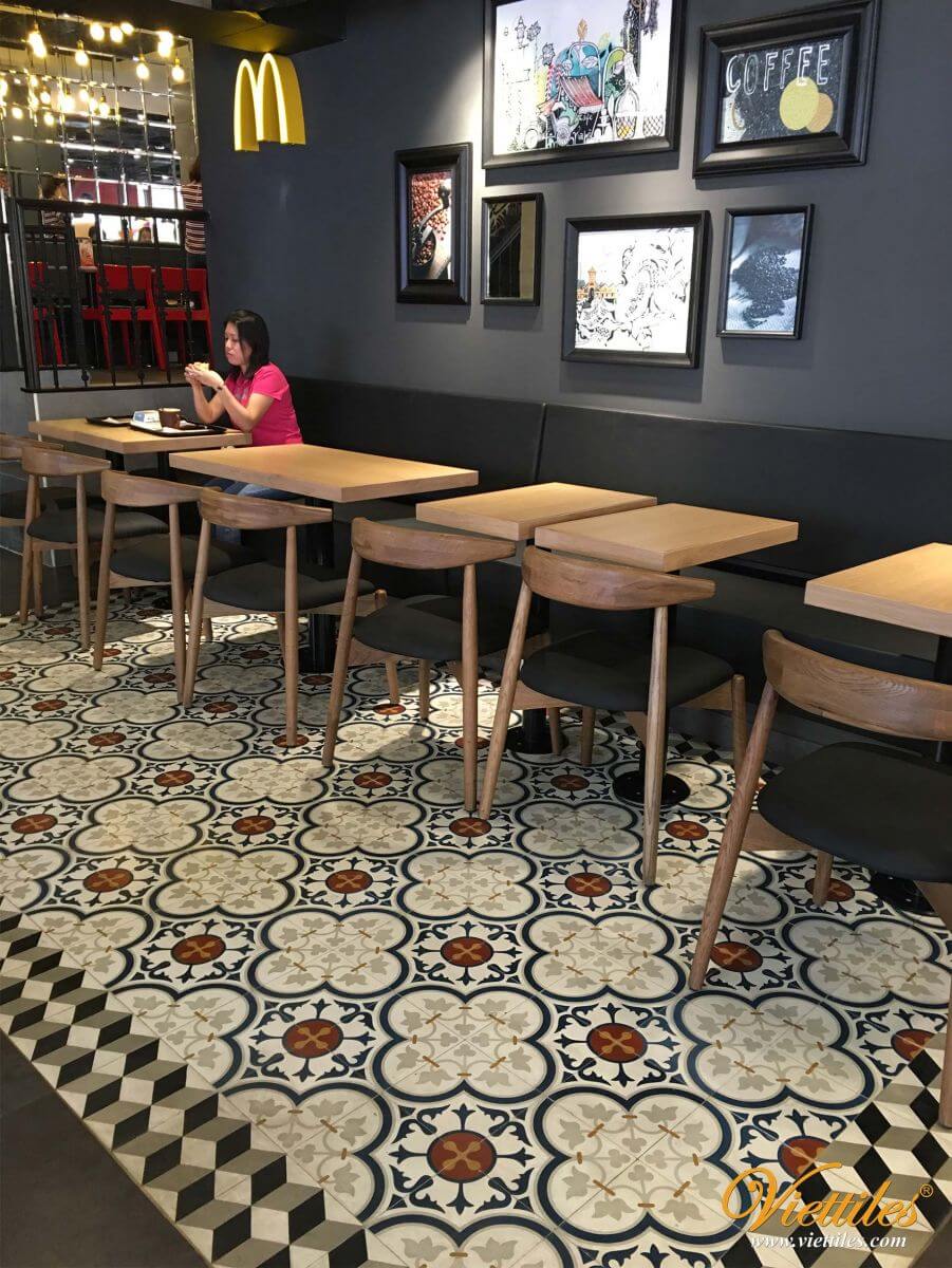 First McDonald shop tiles of viettiles