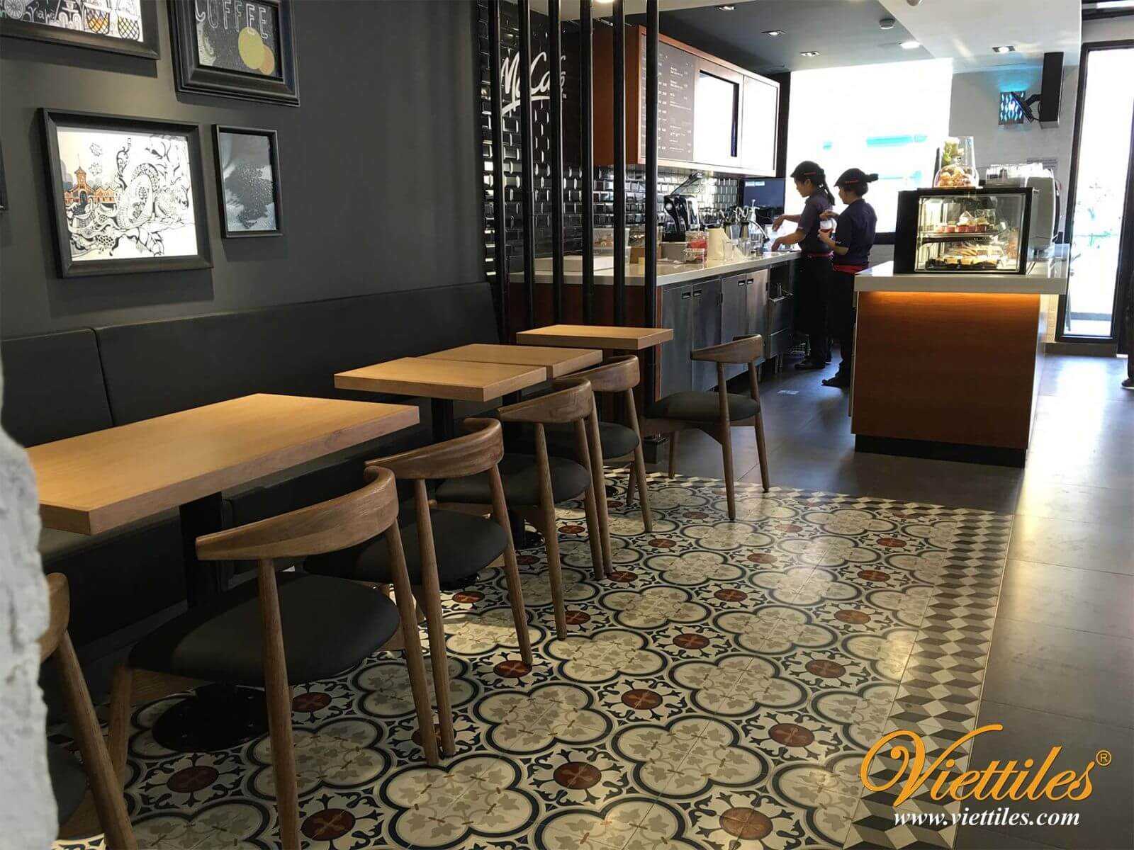 First McDonald shop tiles of viettiles