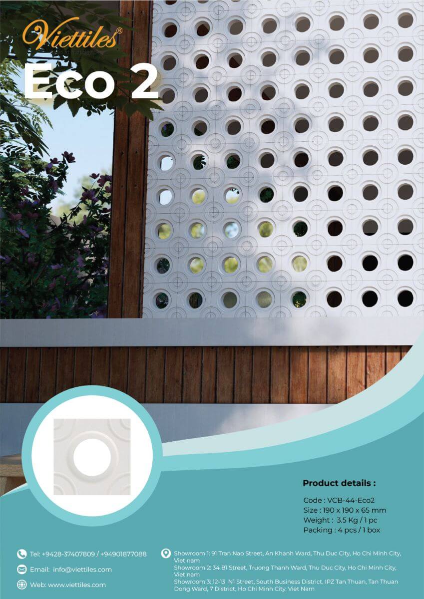Gạch bông gió ECO 2