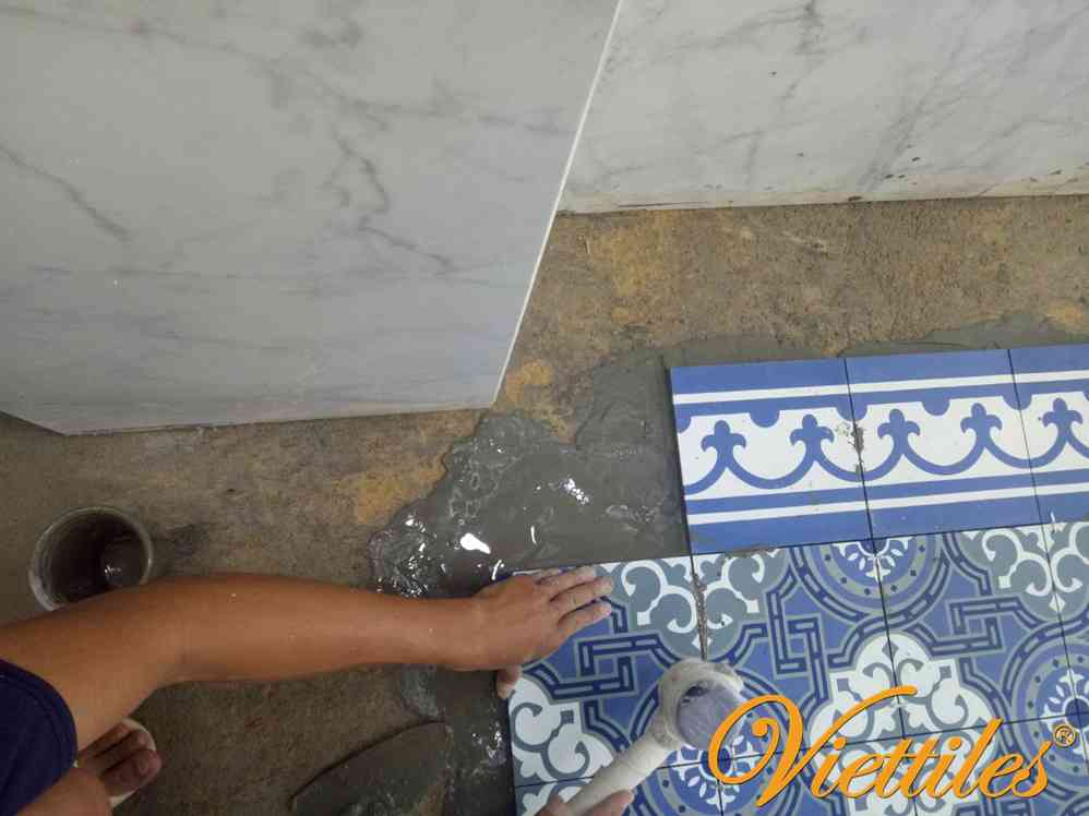 Cement tile installation guide