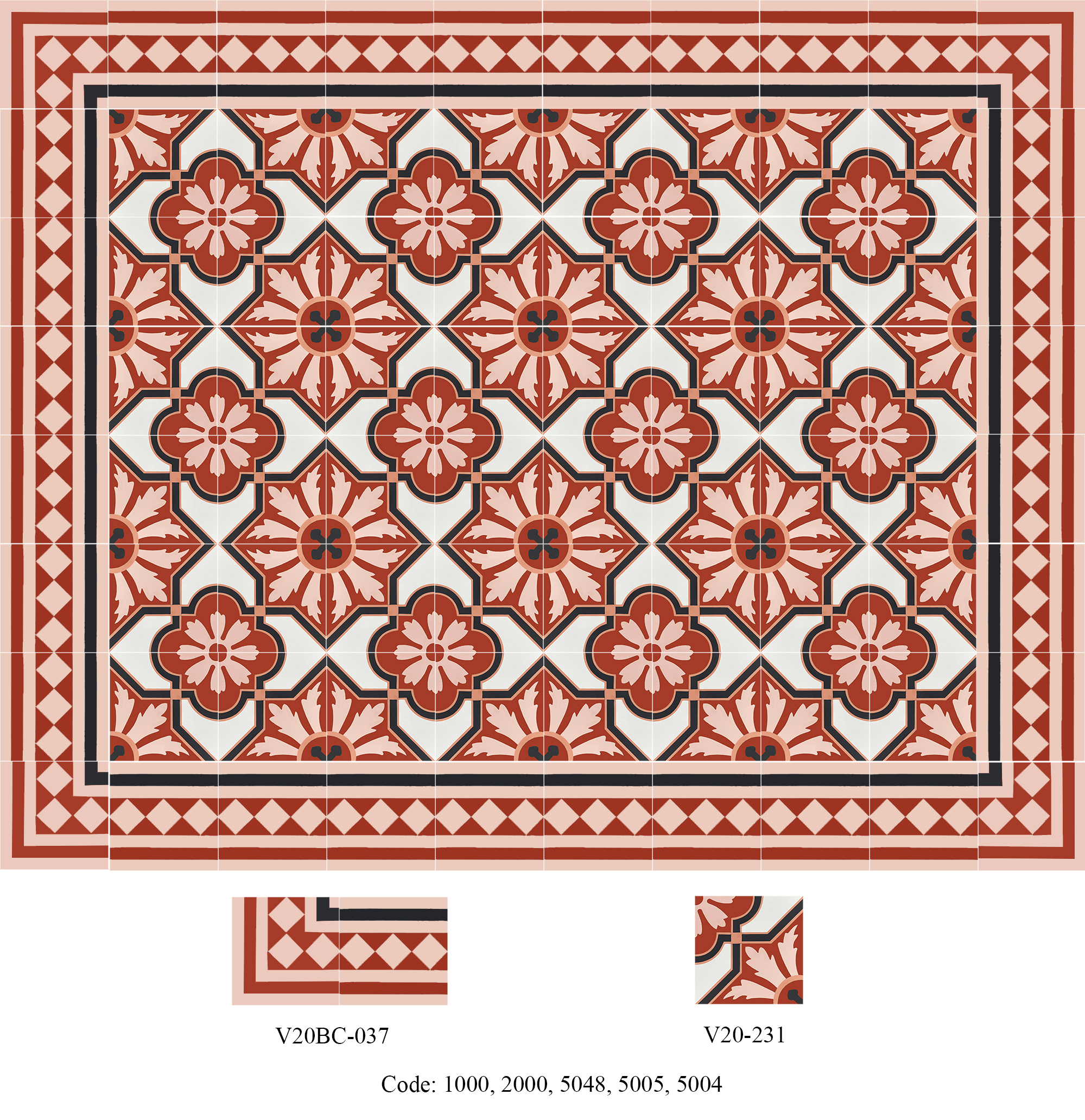 THAM GACH BONG V20-231