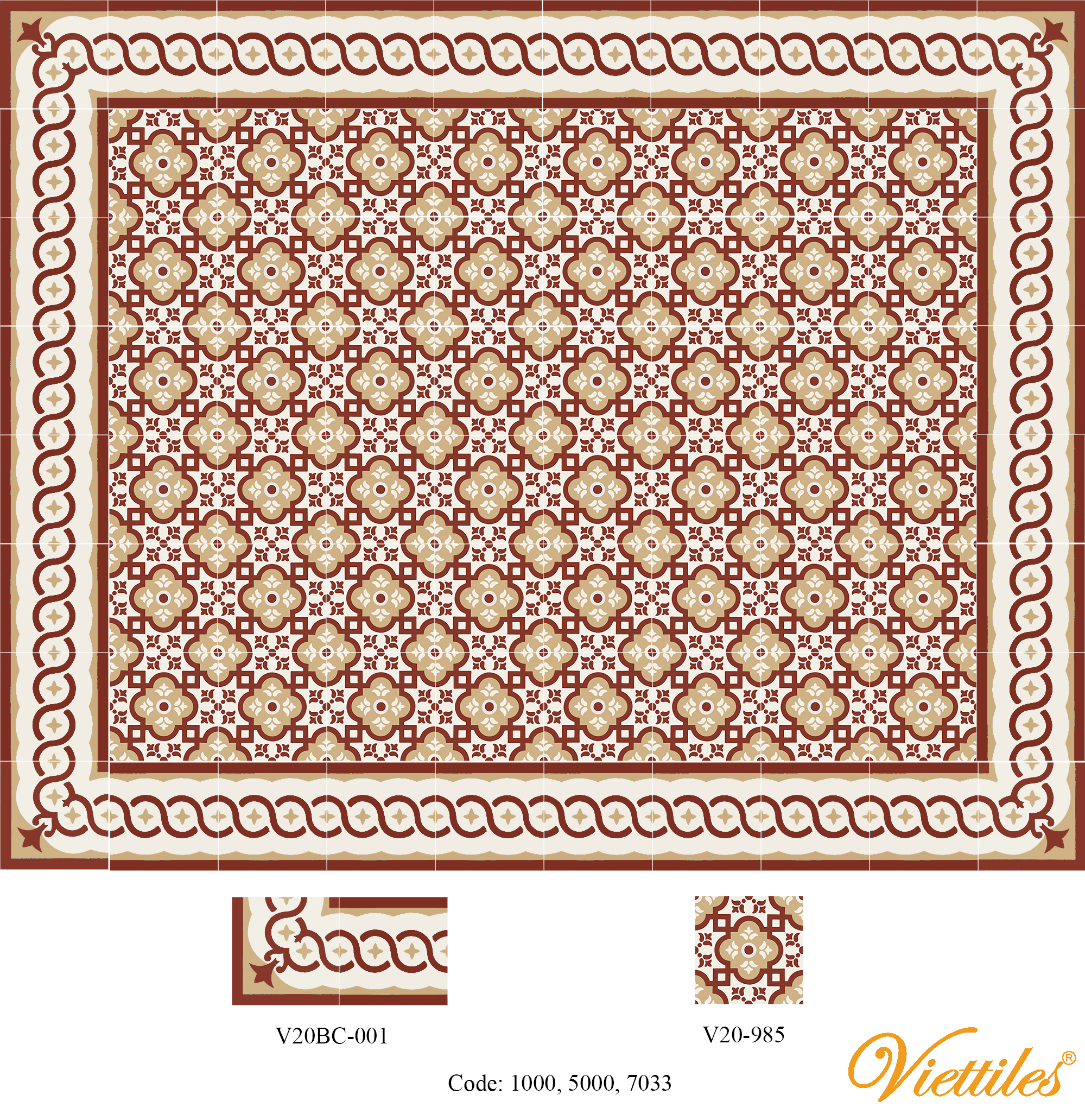 THAM GACH BONG V20-985