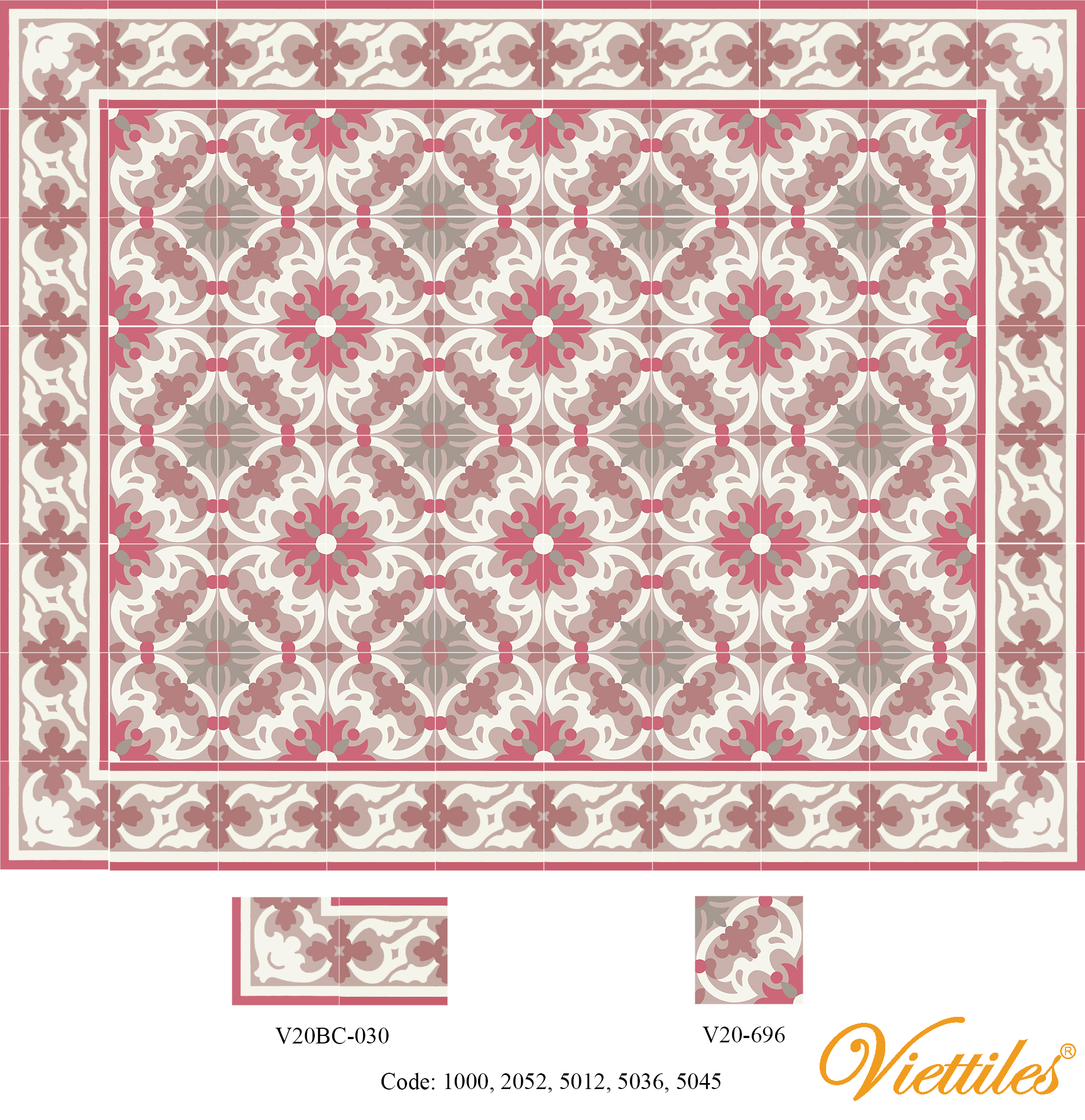 THAM GACH BONG V20-696-F06