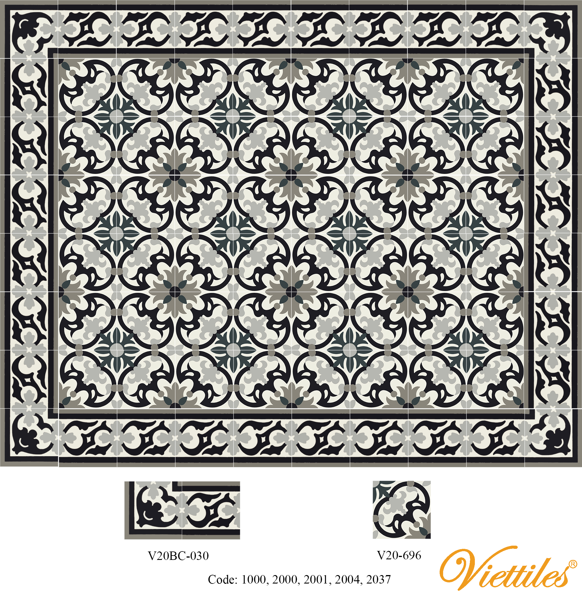 THAM GACH BONG V20-696-F07