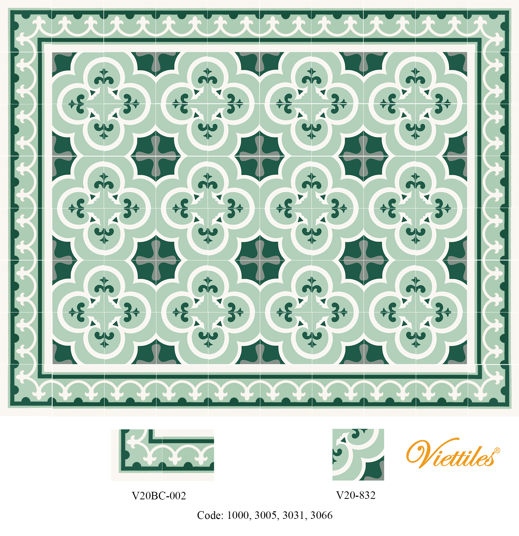 THAM GACH BONG V20-832-F03