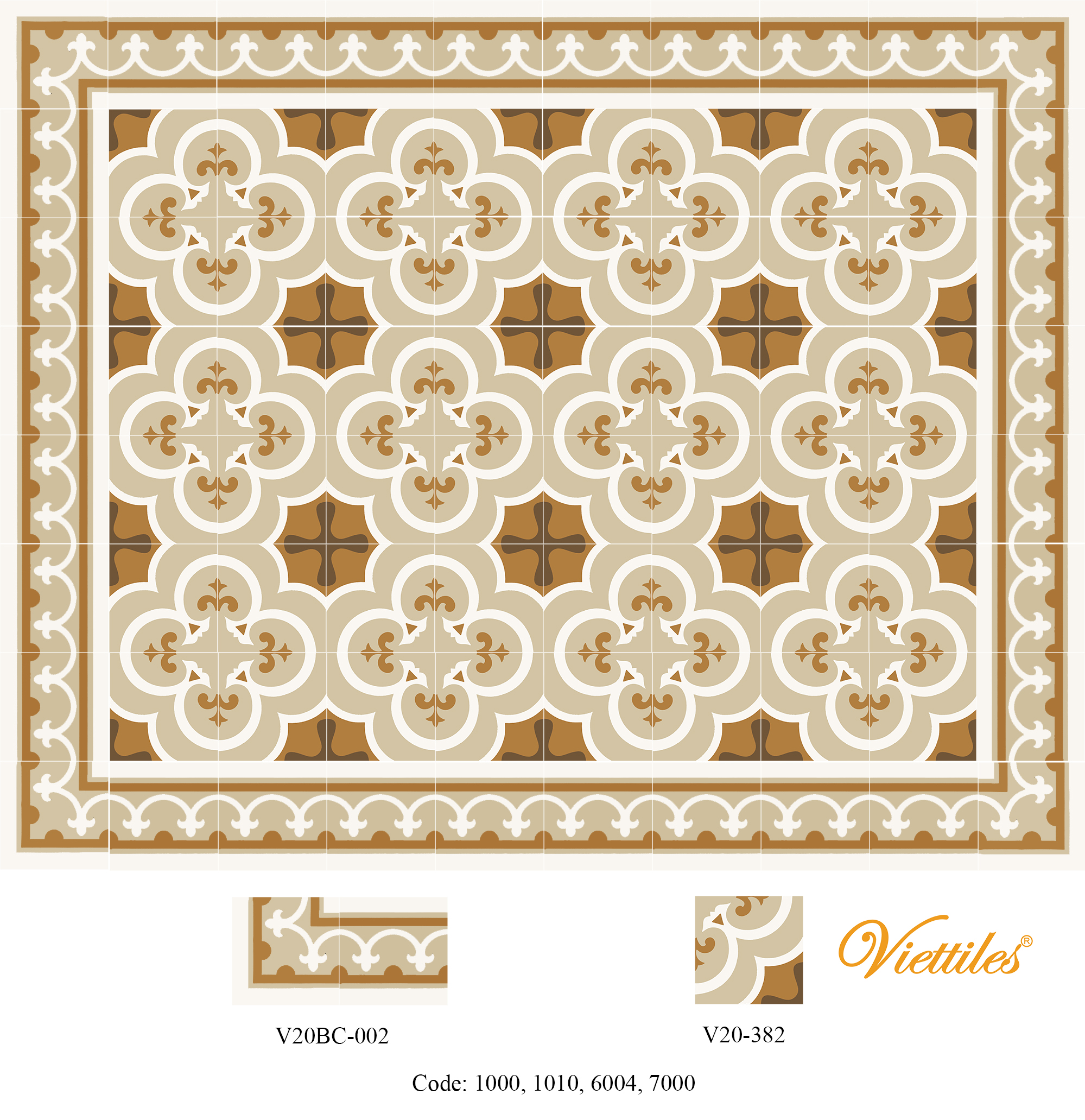 THAM GACH BONG V20-832-F05