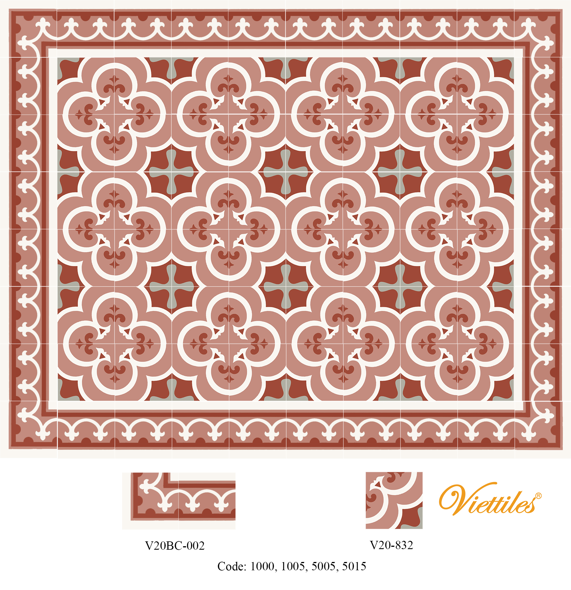 THAM GACH BONG V20-832-F06