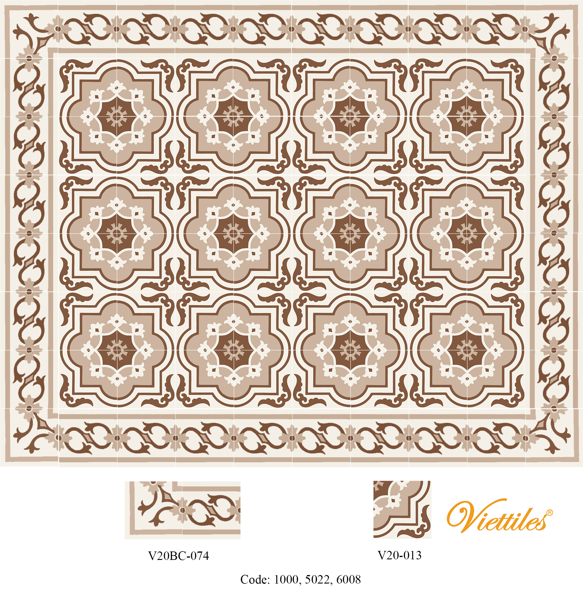 THAM GACH BONG V20-013-T04 THAM GACH BONG V20-013-T04