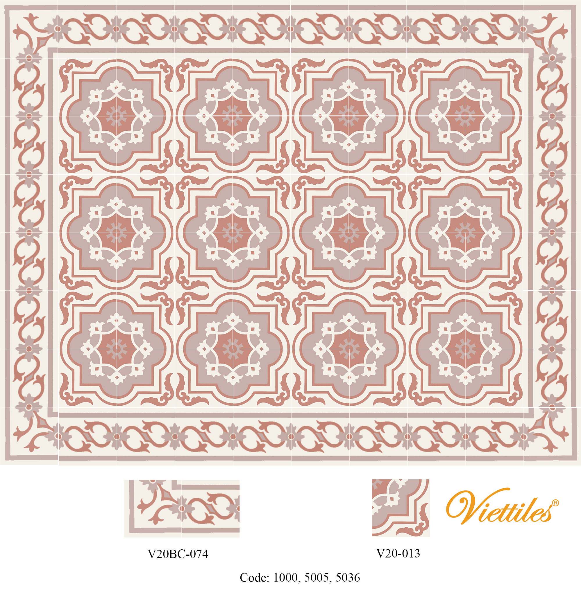 THAM GACH BONG V20-013-T05 THAM GACH BONG V20-013-T05