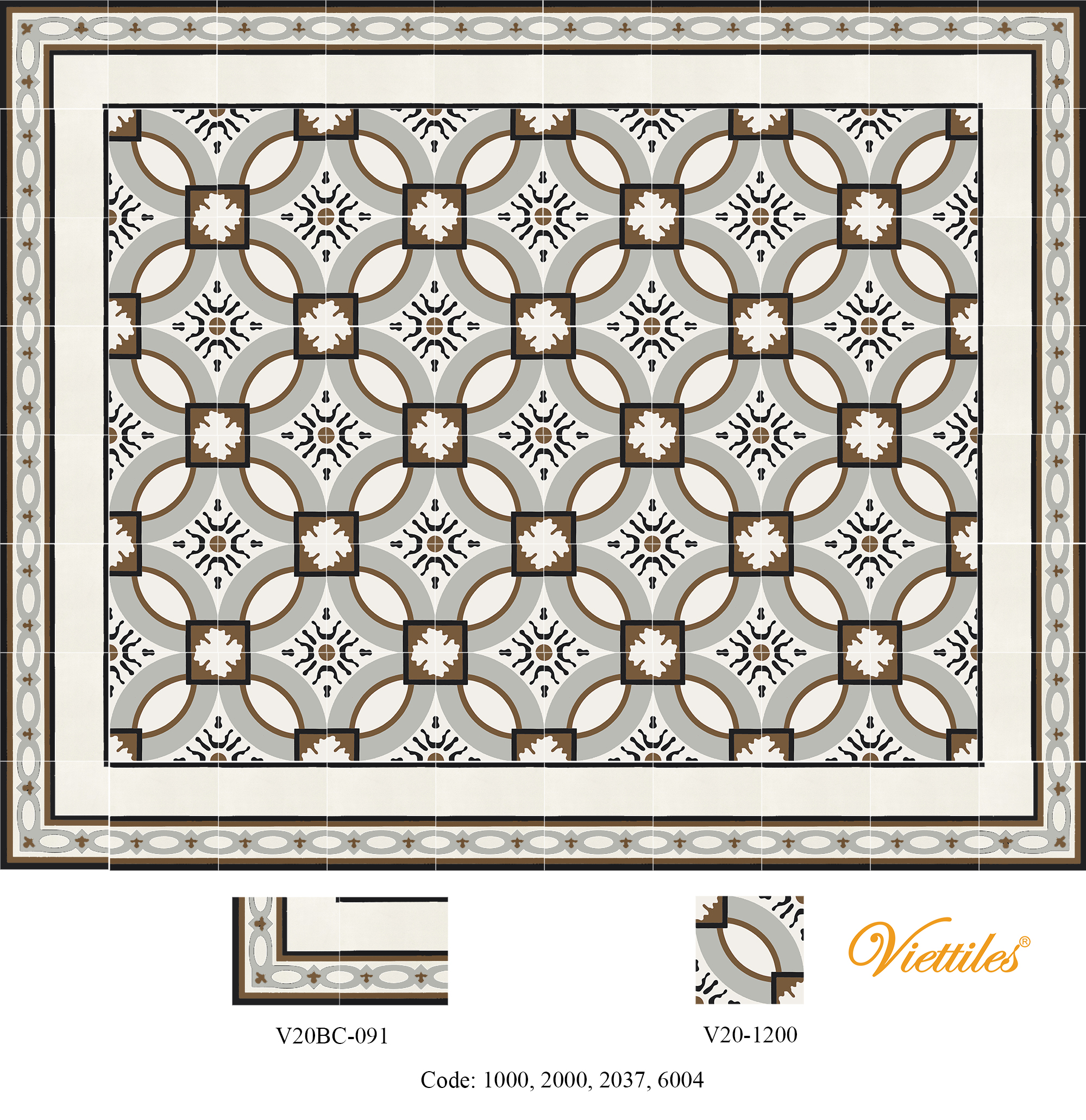 THAM GACH BONG V20-1200-F02