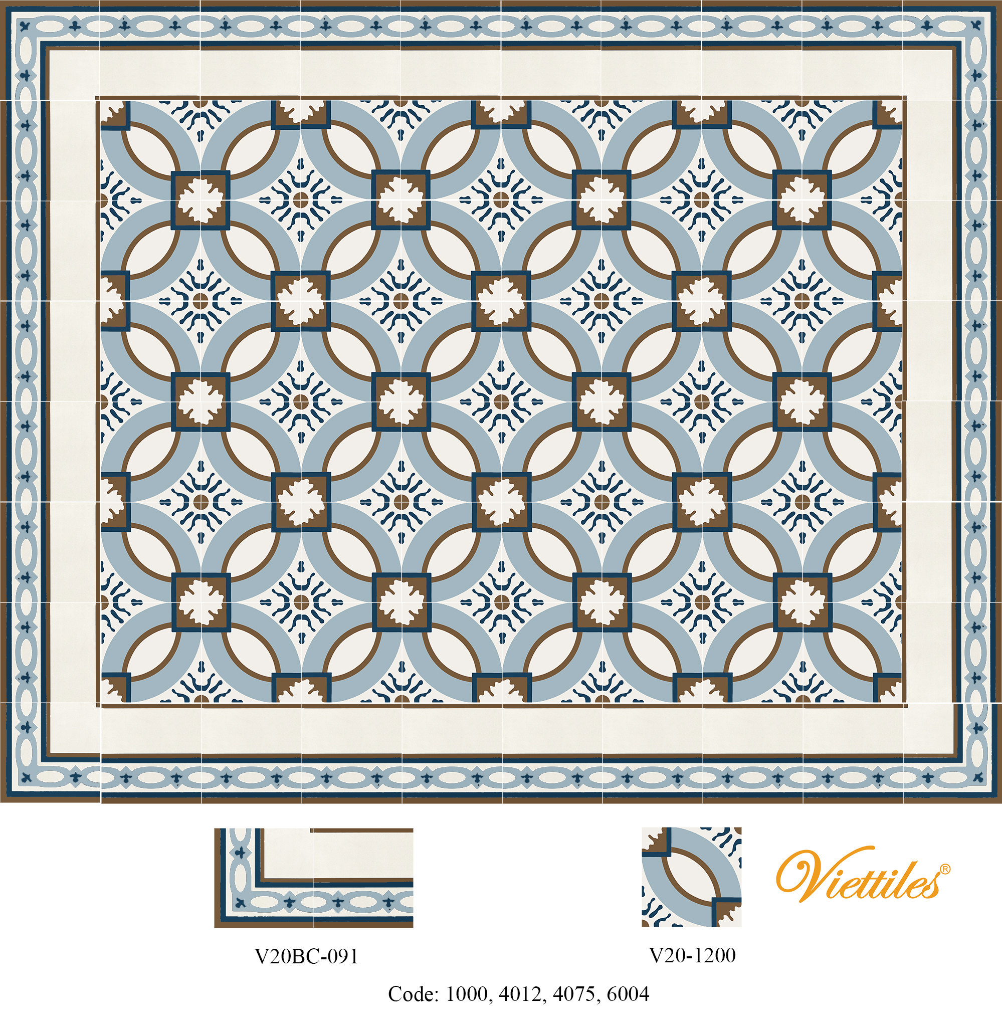 THAM GACH BONG V20-1200-F03