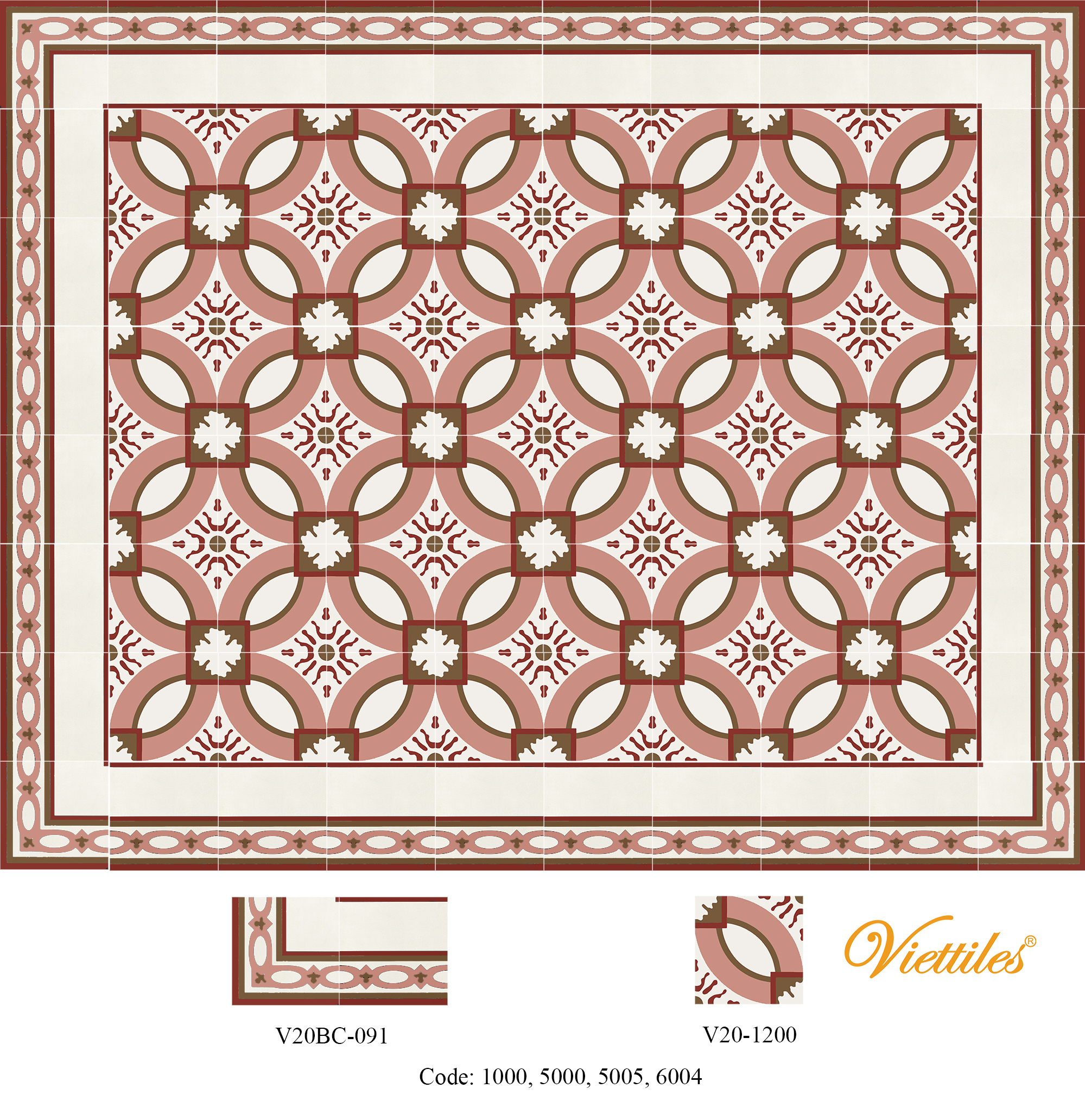 THAM GACH BONG V20-1200-F04