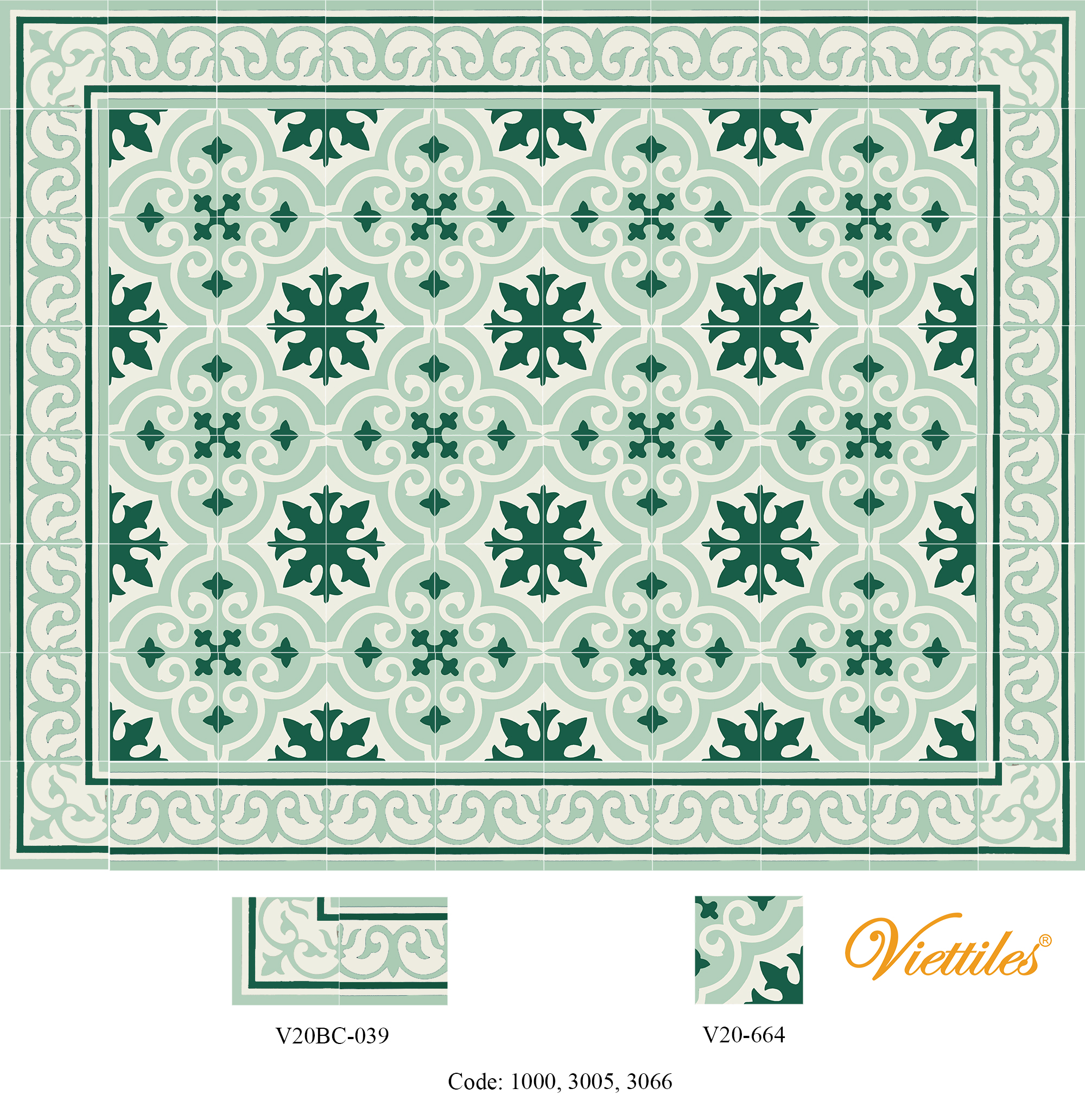 THAM GACH BONG V20-664-T02