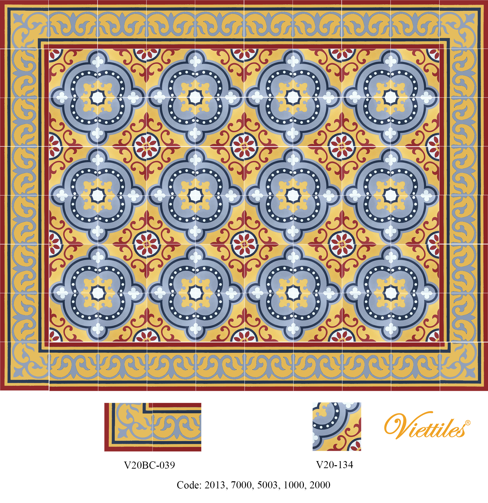 THAM GACH BONG V20-134-F01