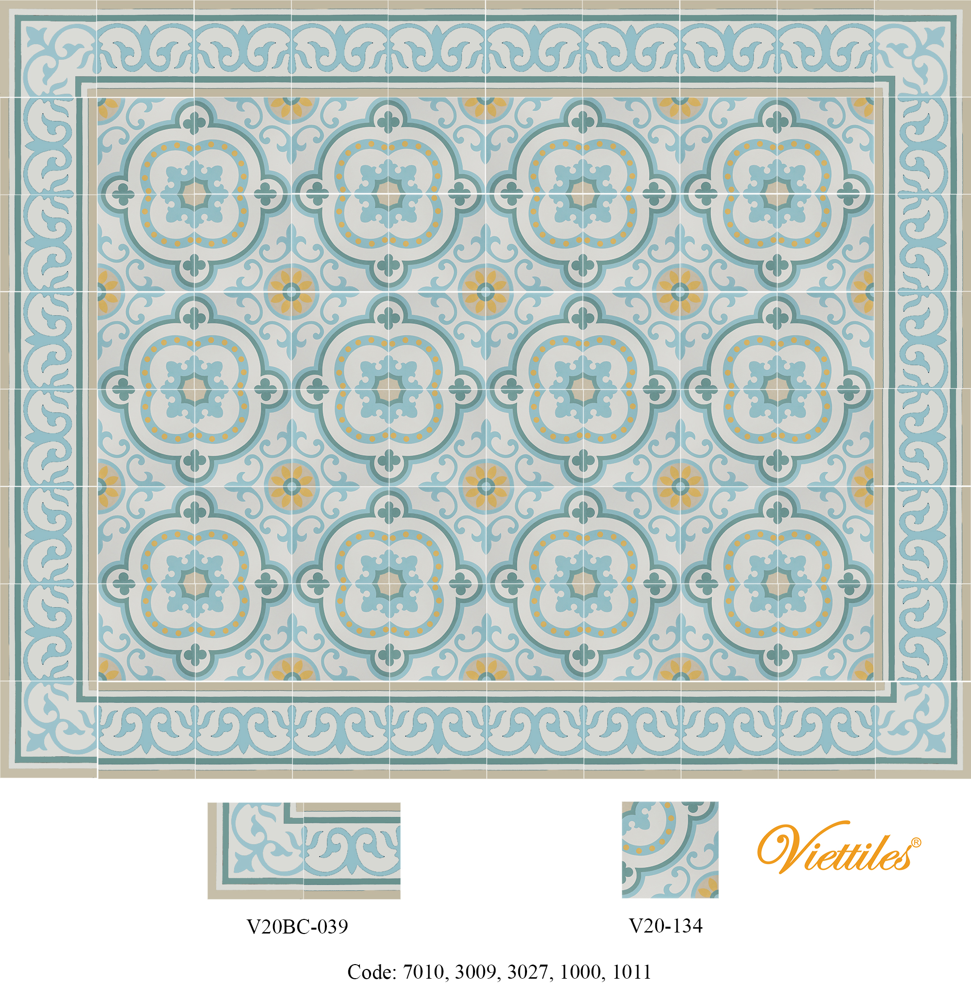 THAM GACH BONG V20-134-F03