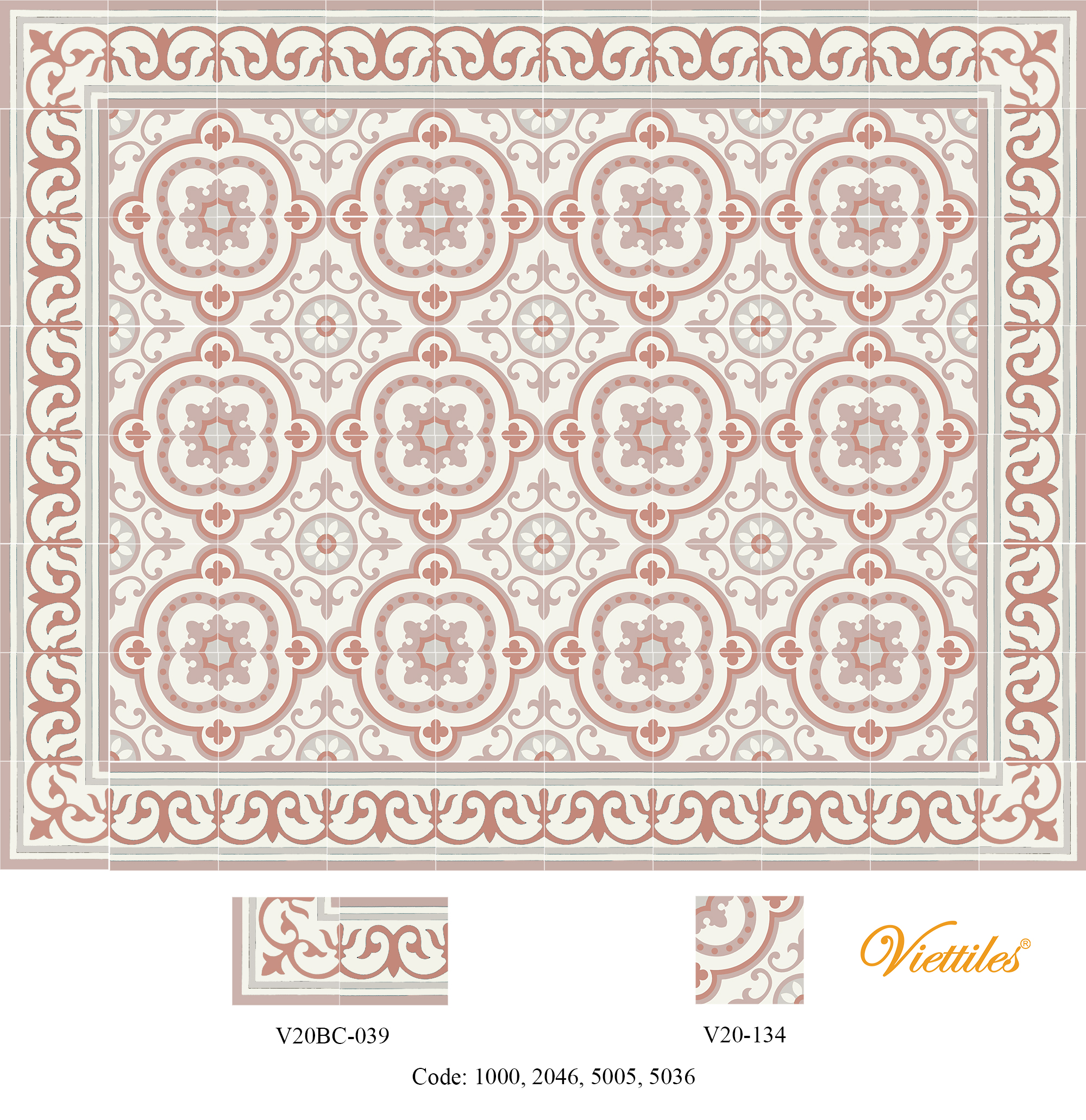 THAM GACH BONG V20-134-F06