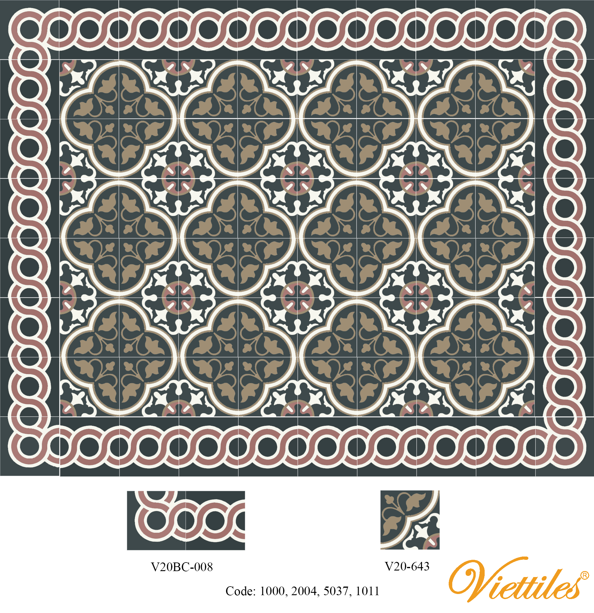 THAM GACH BONG V20-643-F01