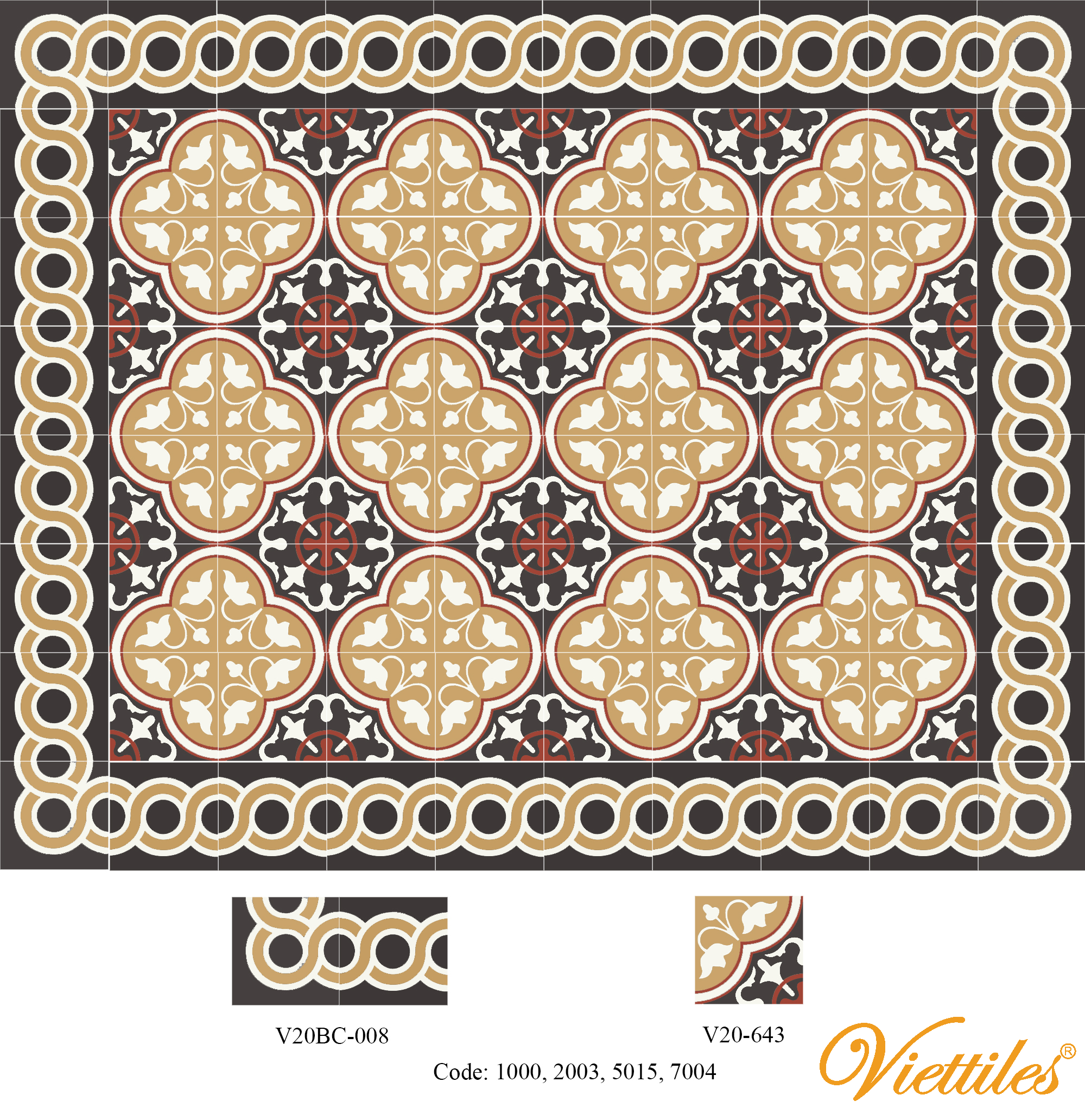 THAM GACH BONG V20-643-F02