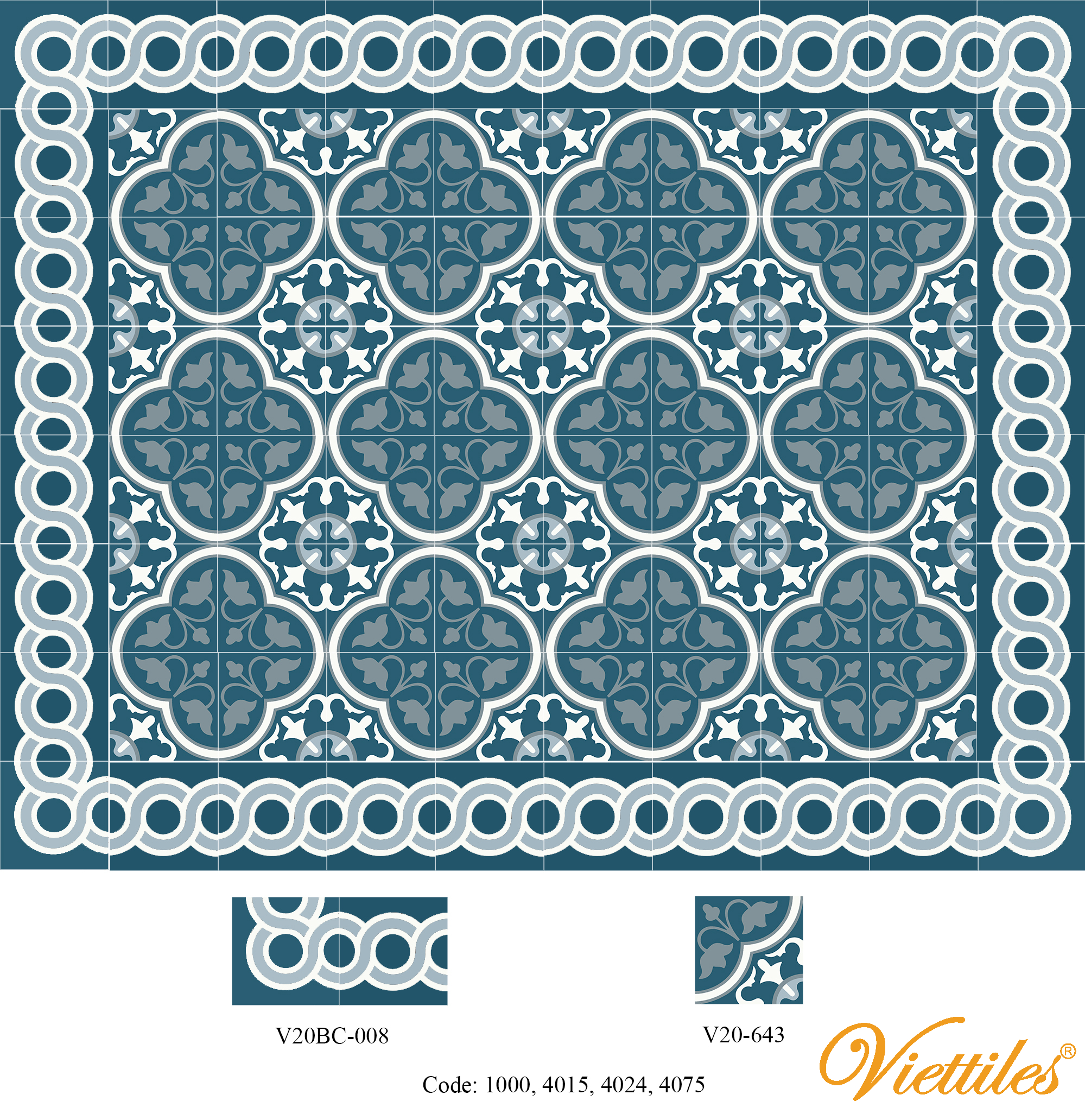 THAM GACH BONG V20-643-F04