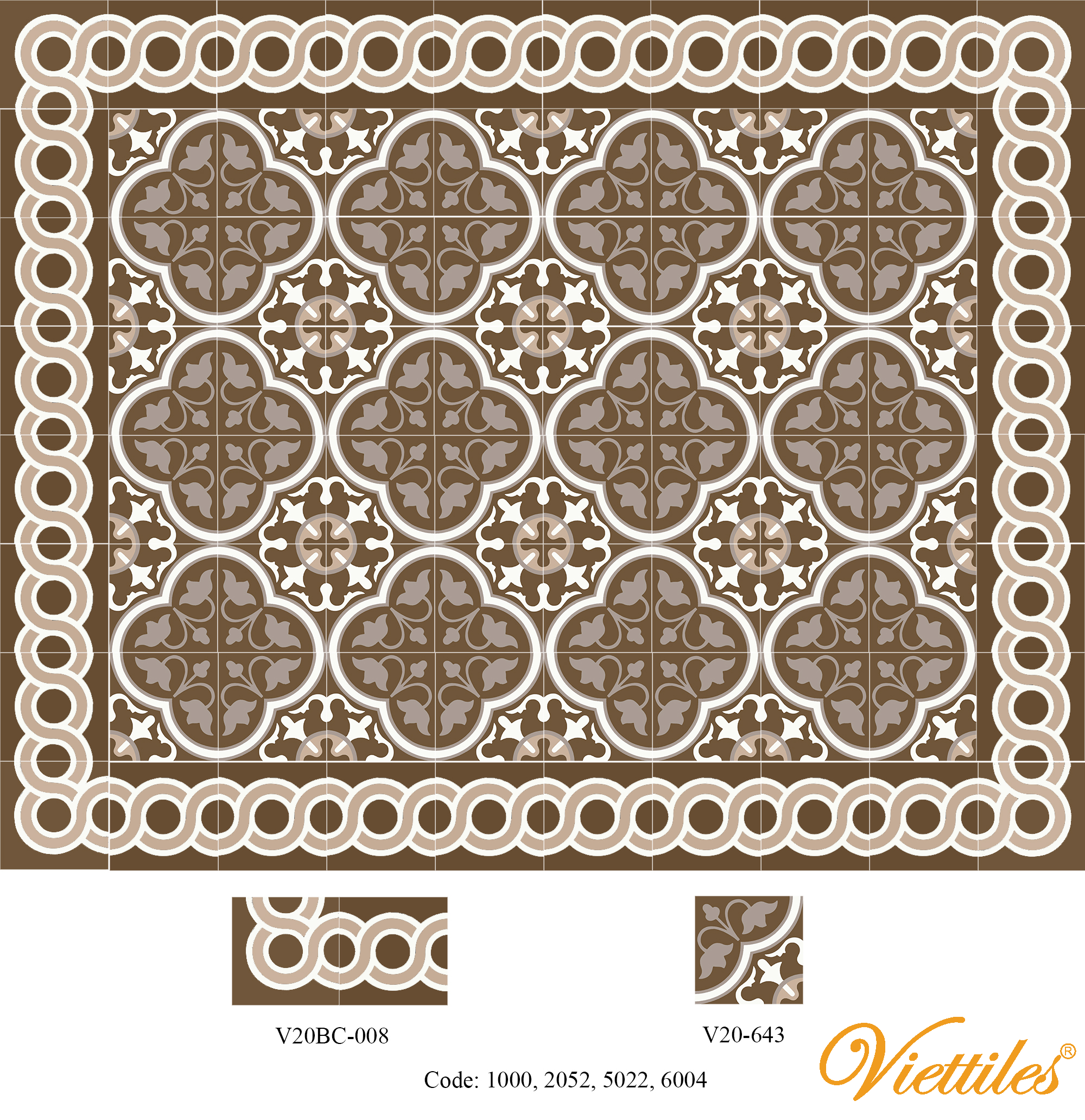 THAM GACH BONG V20-643-F05