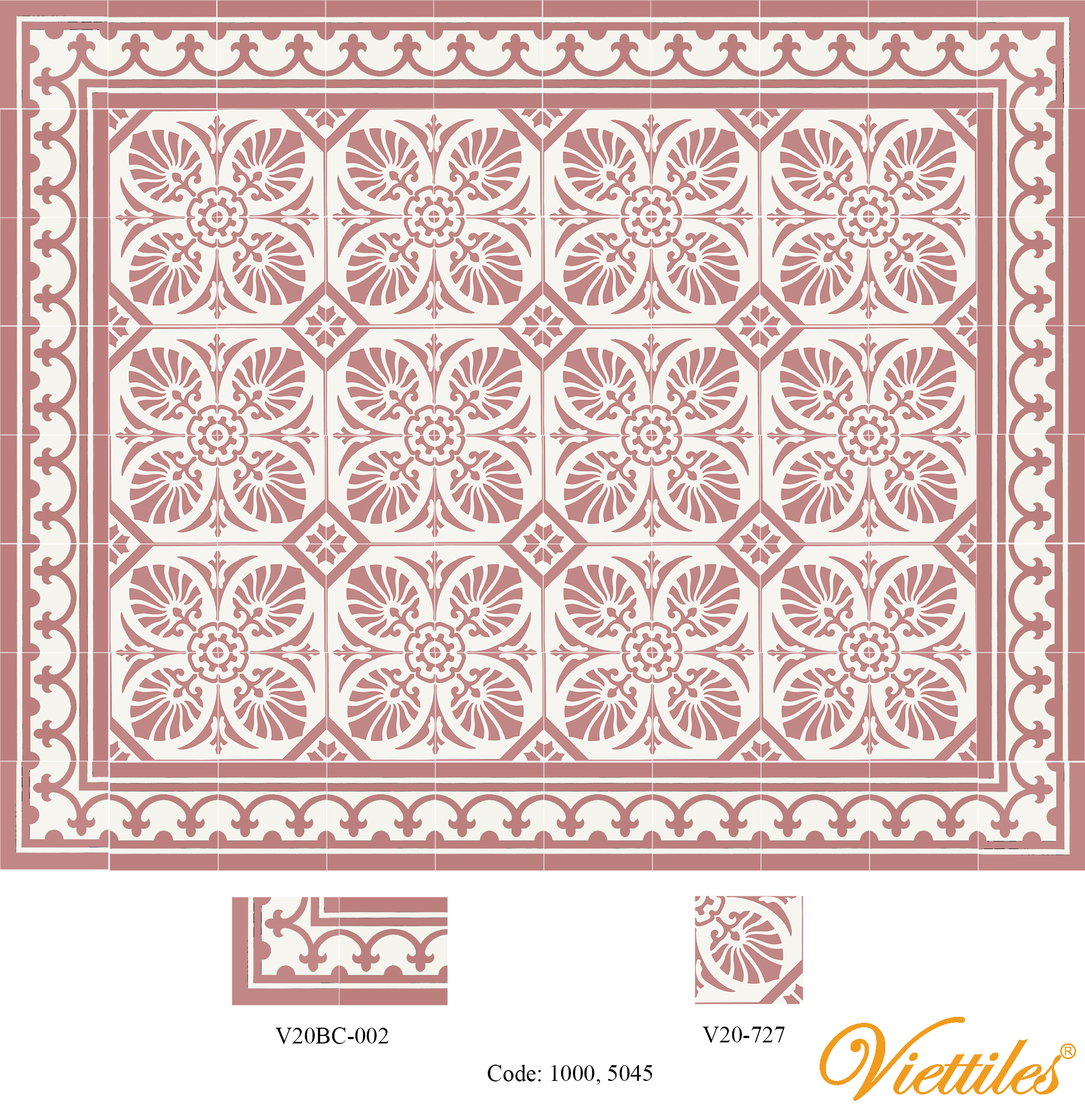 THAM GACH BONG V20-727-T03