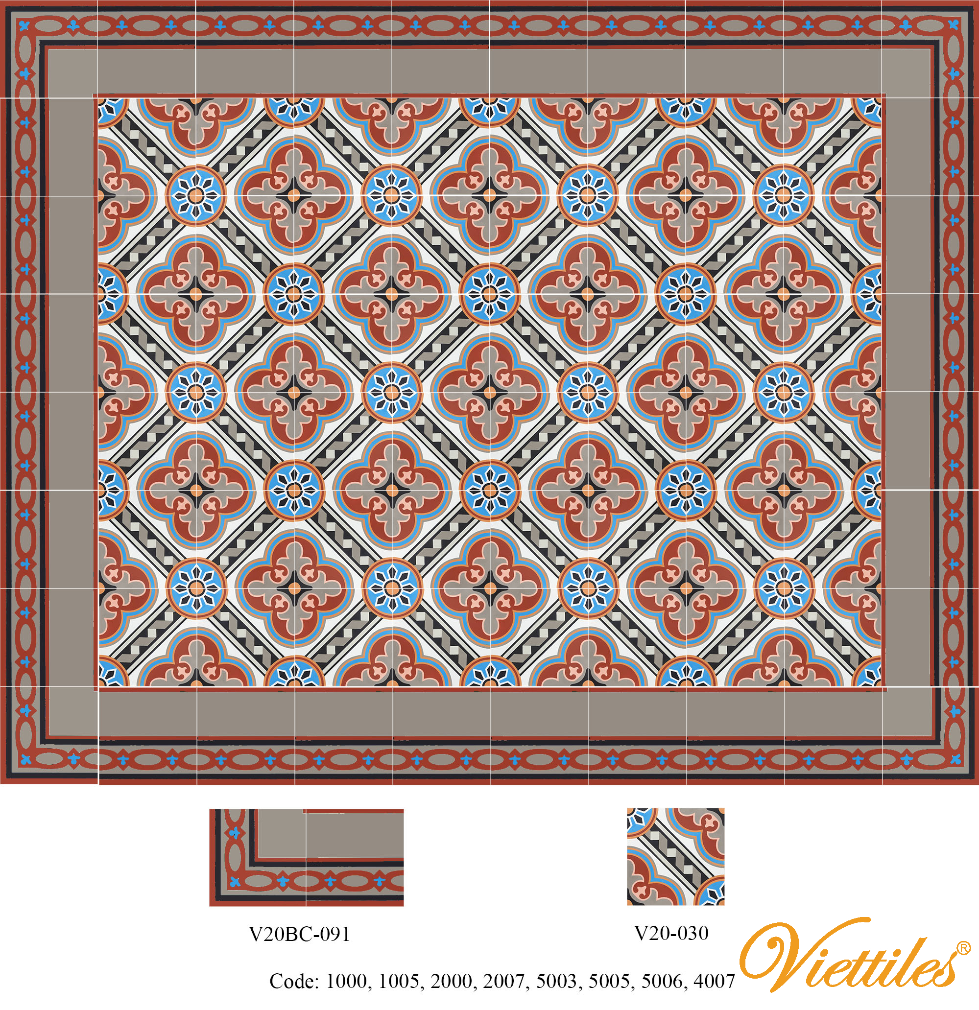 THAM GACH BONG V20-030