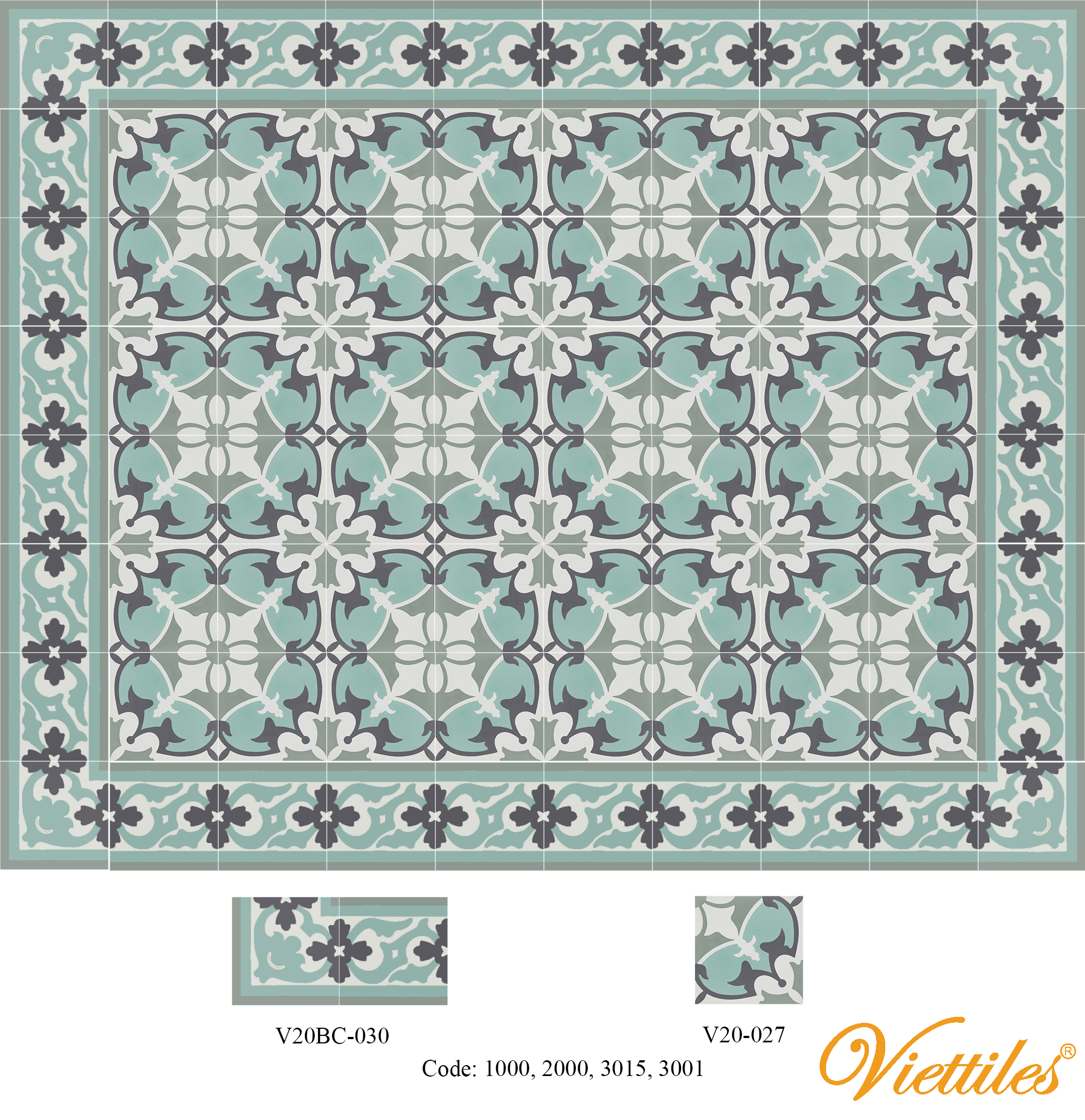 THAM GACH BONG V20-027-F02