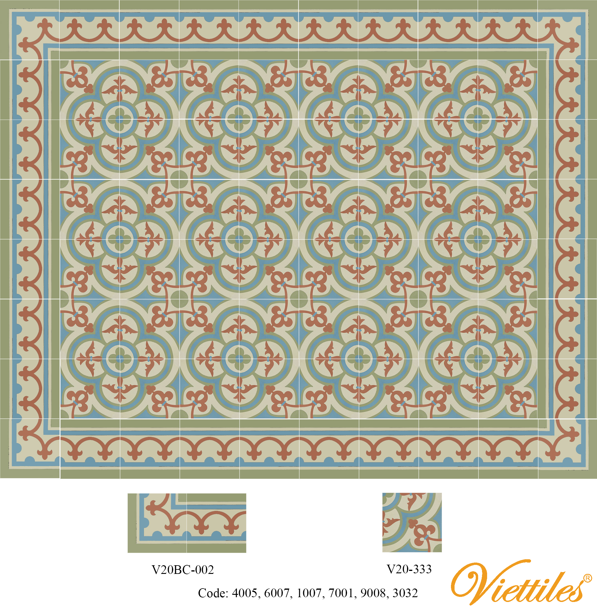 THAM GACH BONG V20-333-T01