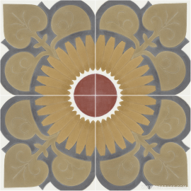 V20R-028-F01 Cement Tile 3D